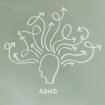 Brain with ADHD Condition Image for Mobile