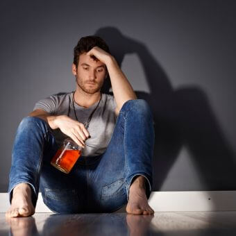 Men Addicted to Alcohol