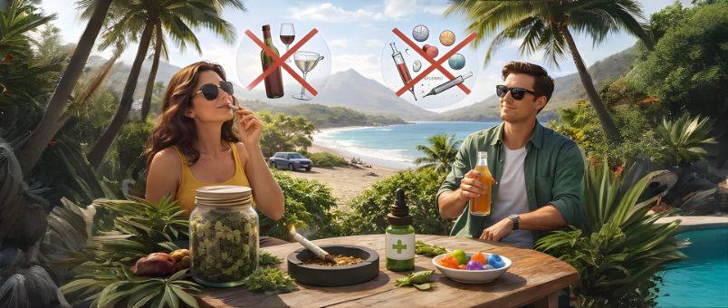 California sober lifestyle by the beach