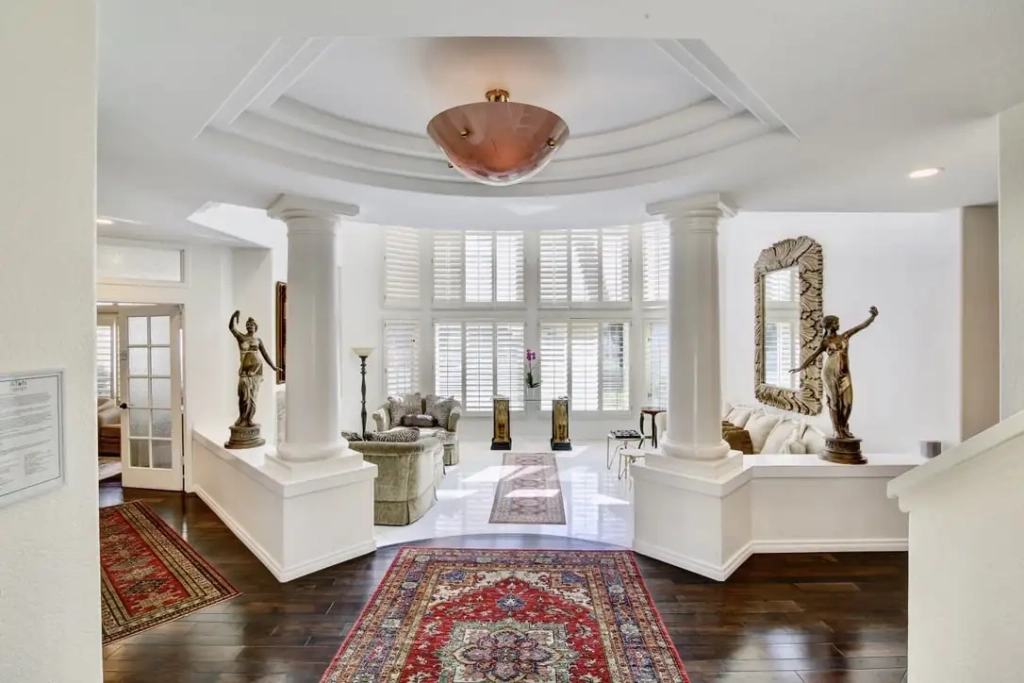 Living room inside an AToN Center residence