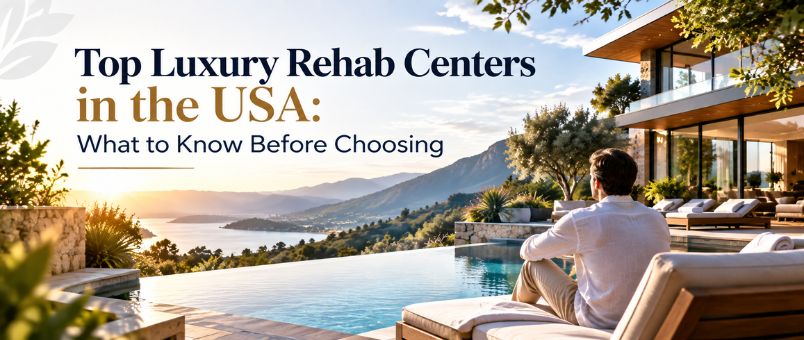 Top luxury rehab center banner image